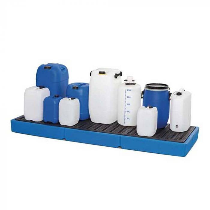 Bodenelement BK 22.8 - Polyethylen (PE) - 2200 x 800 x 150 mm - mit PE-Gitterrost