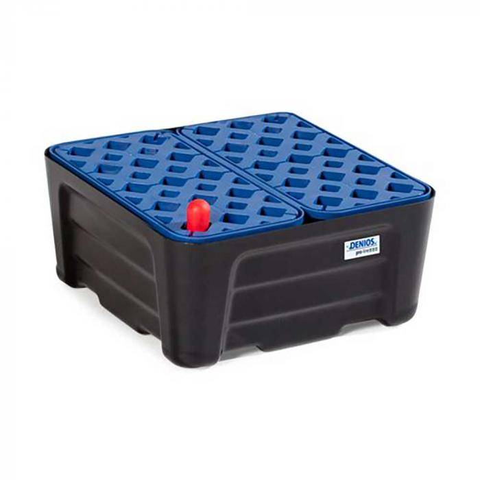 Kleingebindewanne SC-P 20 - Polyethylen (PE) - mit PE-Gitterrost - 20 Liter Auffangvolumen