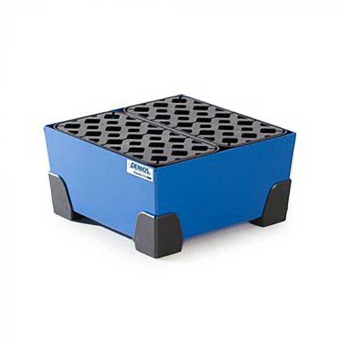 Kleingebindewanne classic-line - Stahl lackiert - mit PE-Gitterrost - 20 Liter