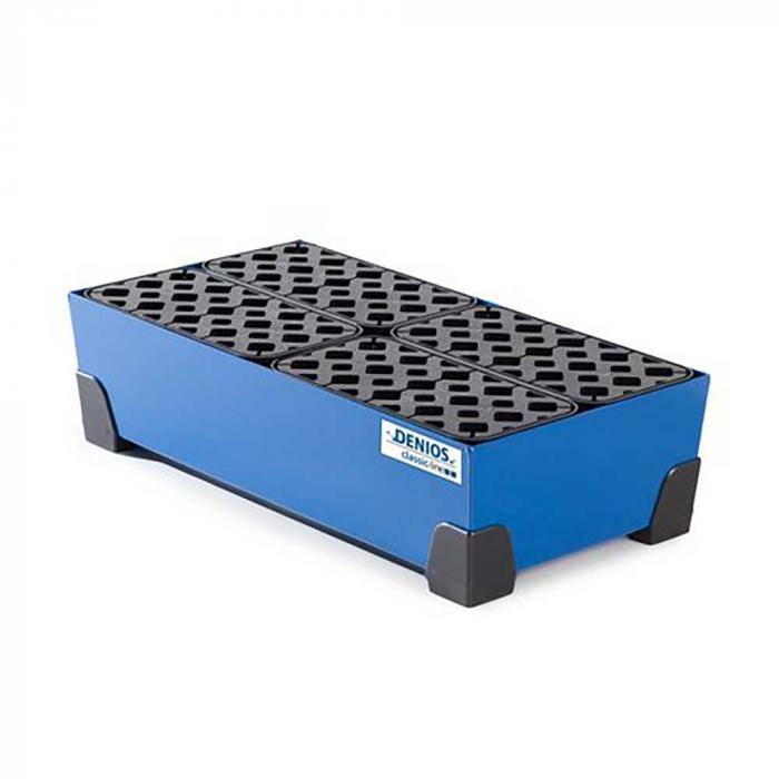 Kleingebindewanne classic-line - Stahl lackiert - mit PE-Gitterrost - 40 Liter