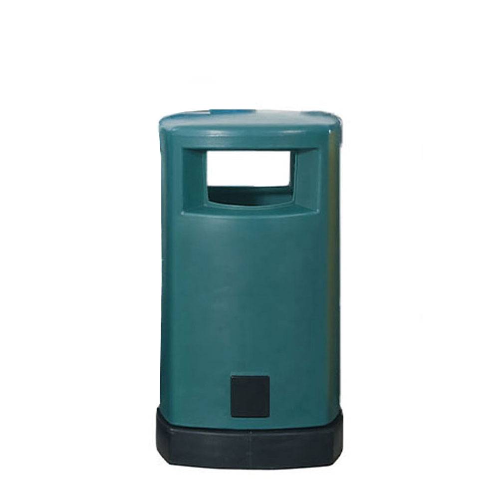 PE-Abfallsammler - Volumen 120 l - grün