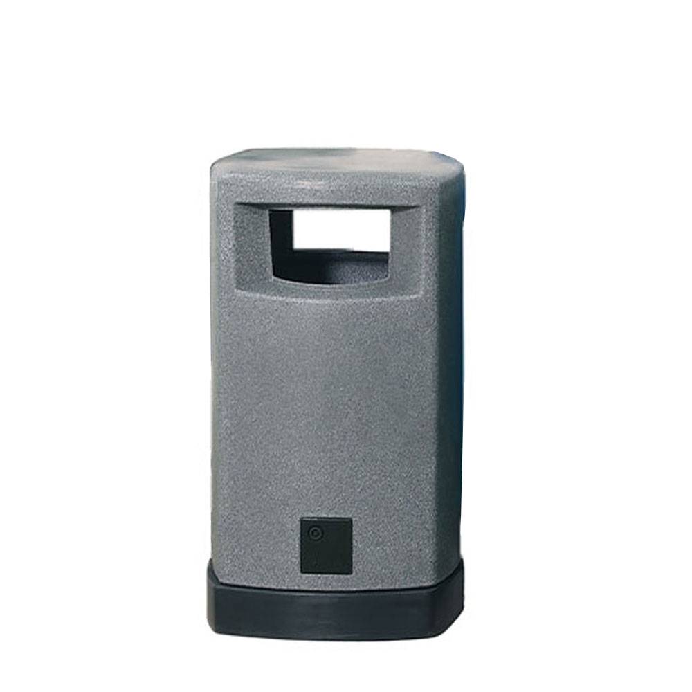 PE-Abfallsammler - Volumen 80 l - granit