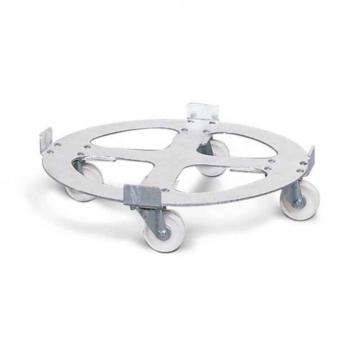 Fassroller Typ DT 6 - Stahl verzinkt - verstellbar - für 200-Liter-Fässer - Sicherheits- und Bergungsfässer