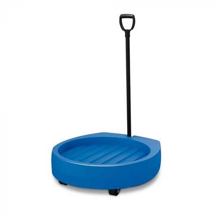 Fassroller Poly200 D - Polyethylen (PE) - mit Zugdeichsel - blau