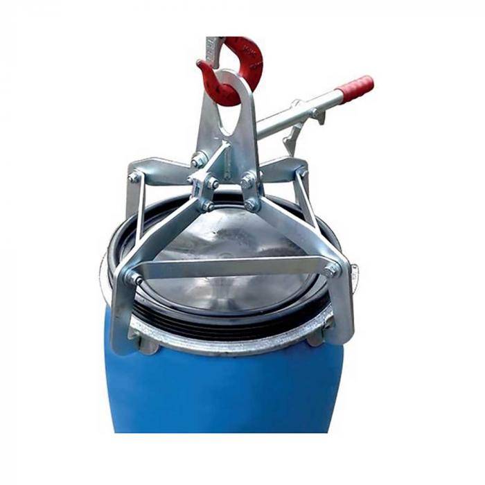 Spannklauengreifer - für 120-Liter-Kunststoff-Deckelfässer