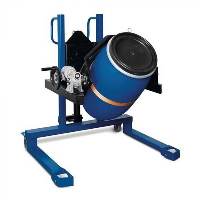 Fasslifter Servo FW 12 - Stahl lackiert - mit Hydraulikpumpe - für 60 bis 220-l-Fässer