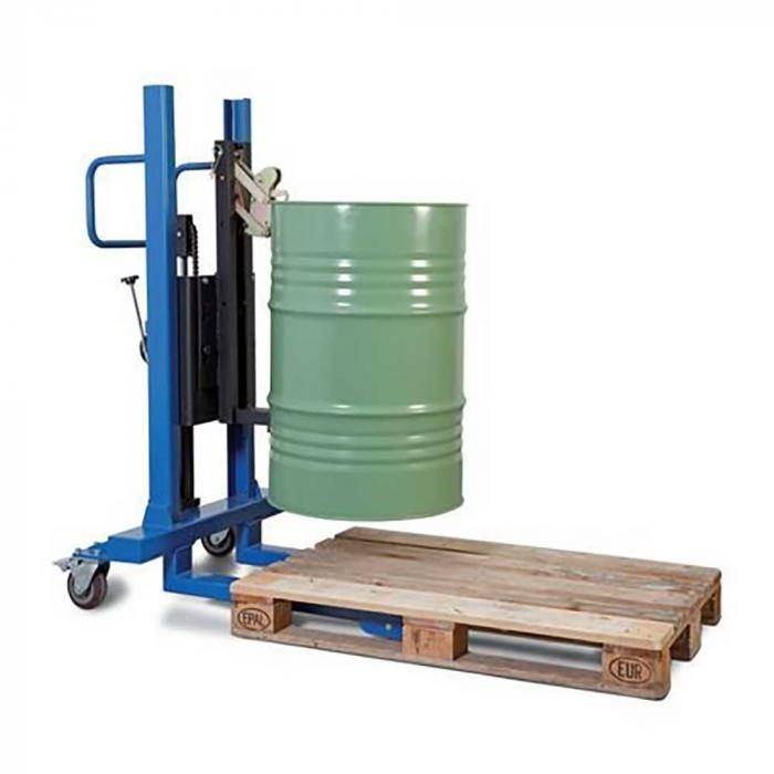 Fasslifter Servo FL 8-M - Stahl lackiert - schmales Fahrwerk - für 60 bis 200-l-Fässer