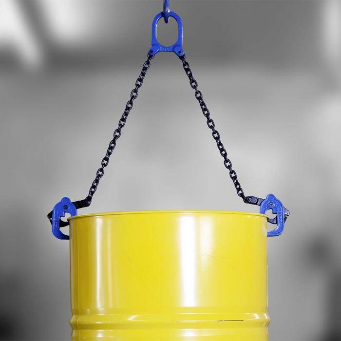 Fasshebeklemme PLANETA DL - Greifbereich 0 bis 30 mm - Tragfähigkeit 500 kg bis 1 t