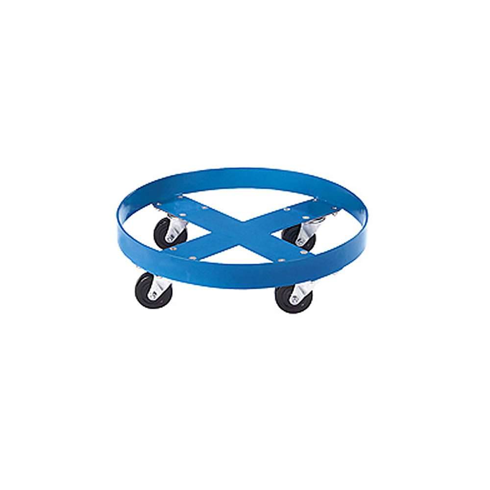 Fassroller - Stahl - für 200 l Fässer - Traglast 350 kg - 610 x 610 x 125 mm