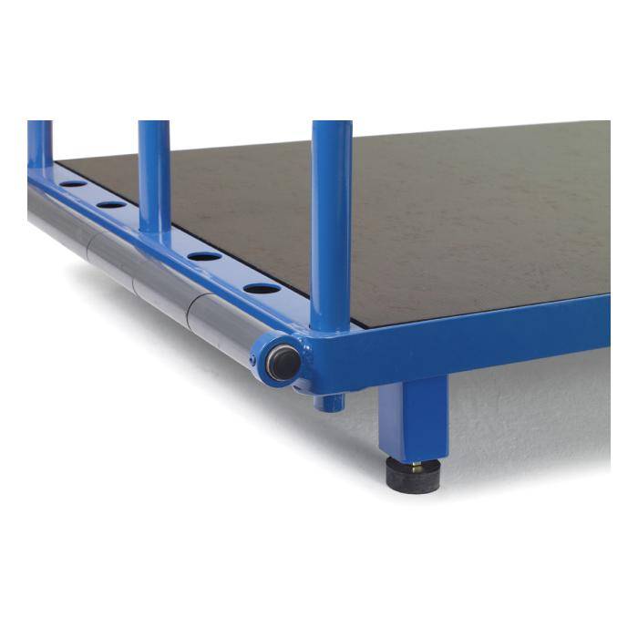 4 Palettenfüße - Unterfahrhöhe 100 mm - für Gabelstapler