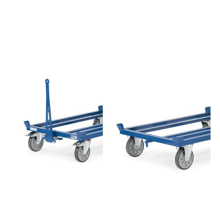 Deichsel und Kupplungszapfen für Paletten-Fahrgestell