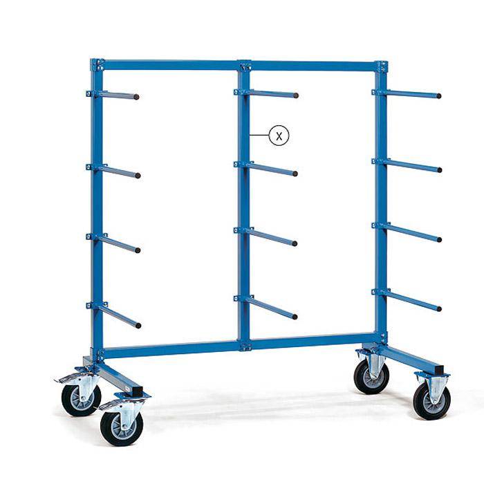 Mittelpfosten für Tragarmwagen - inkl. Befestigungsmaterial