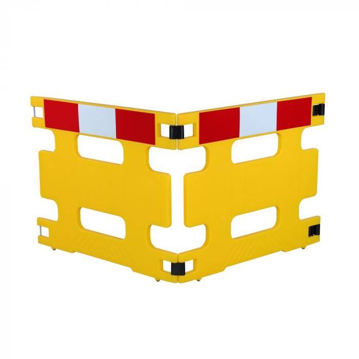 Schnellabsperrgitter - Kunststoff - verschiedene Ausführungen - 2-teilig