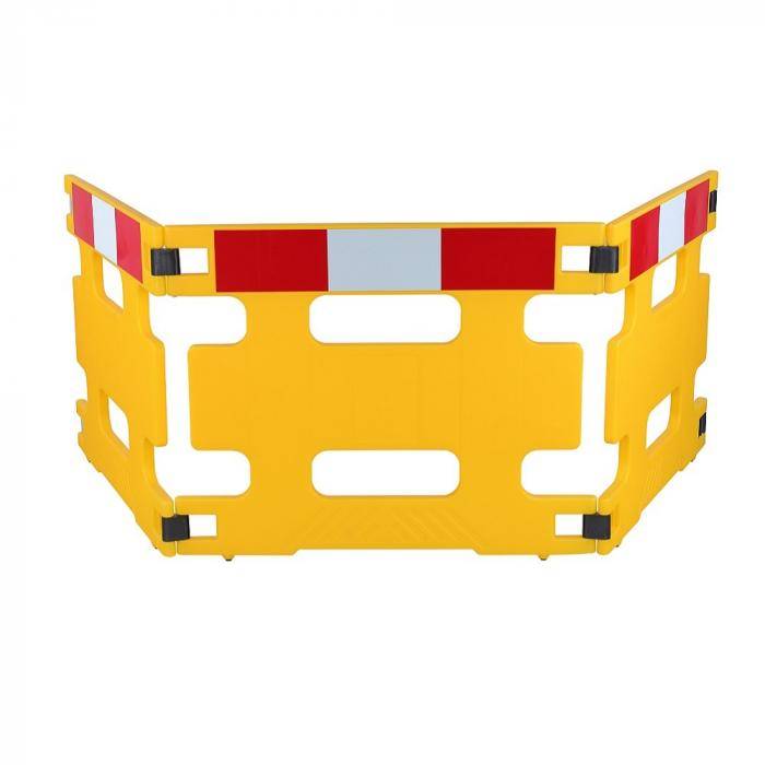 Schnellabsperrgitter - Kunststoff - verschiedene Ausführungen - 3-teilig