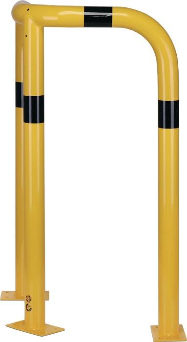 Rammschutzecke Crash Stop H1200xB600mm gelb z.Aufdübeln STA G.27,9kg DANCOP