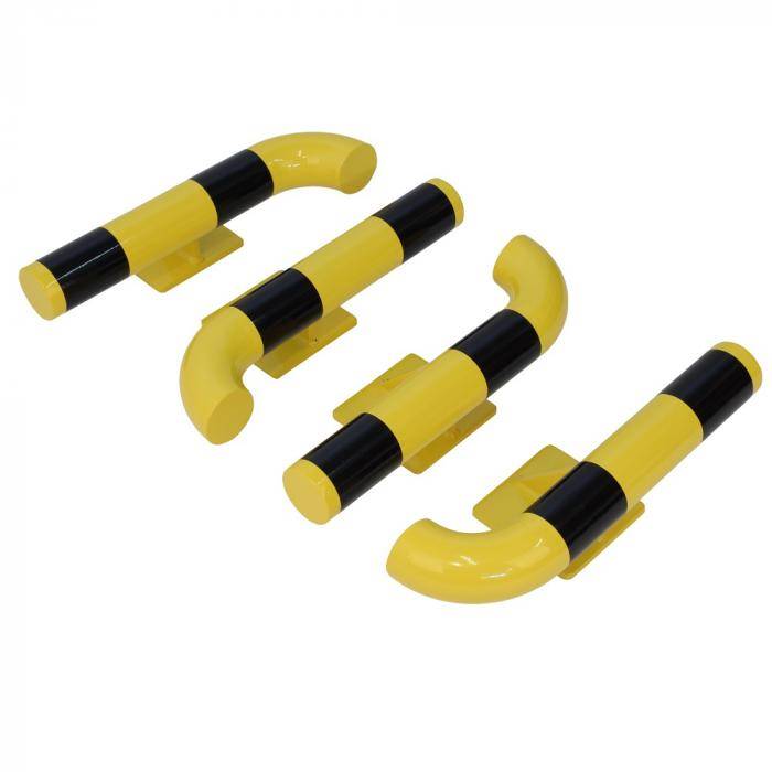 Wandschutz - Stahl pulverbeschichtet - Außenecken 90° rechts - Breite 1000 mm - Außeneinsatz