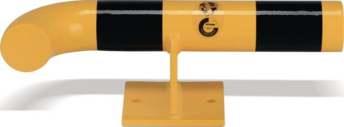 Anfahrschutz H140xL500mm schwarz/gelb STA z.Schutz einer 90Grad Aüßenecke li.