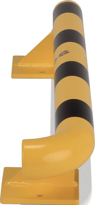 Anfahrschutz H140xL1000mm schwarz/gelb STA z.Schutz einer 90Grad Außenecke re.