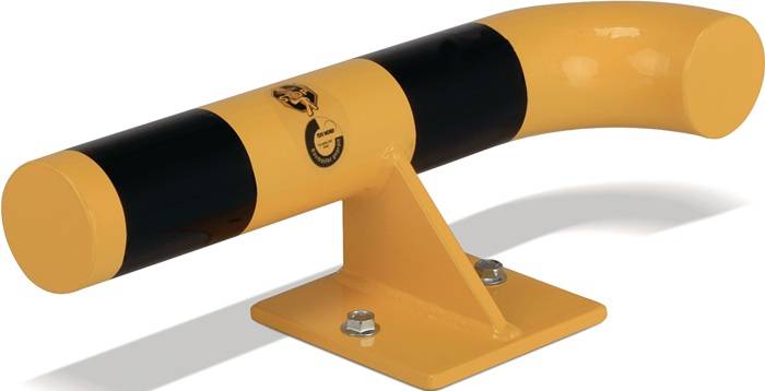 Anfahrschutz H140xL500mm schwarz/gelb STA z.Schutz einer 90Grad Außenecke re.