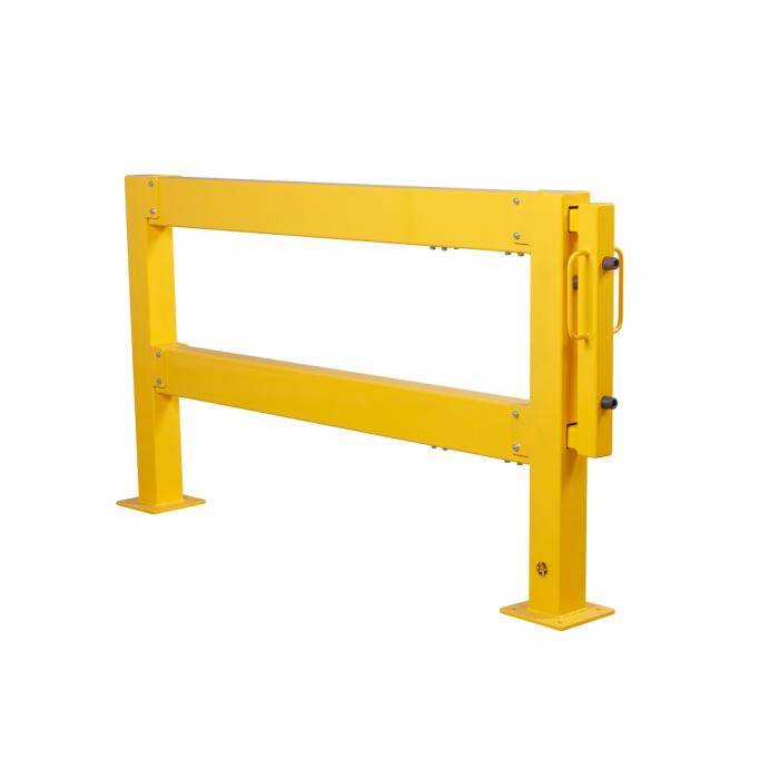 Schiebetür - Stahl pulverbeschichtet - für Sicherheitsgeländer - Breite 2760 mm