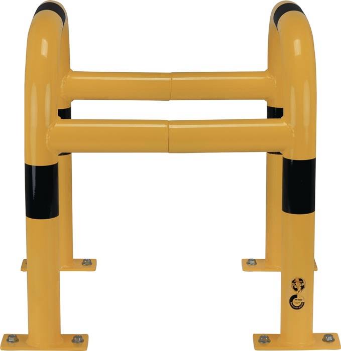 Säulen- u.Pfostenschutz H.600mm f.Pfostenmaß 600x600mm STA gelb DANCOP