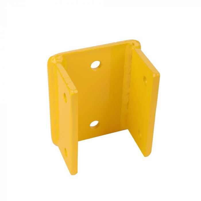 Wandhalterung - Stahl verzinkt - pulverbeschichtet - für Sicherheitsgeländer