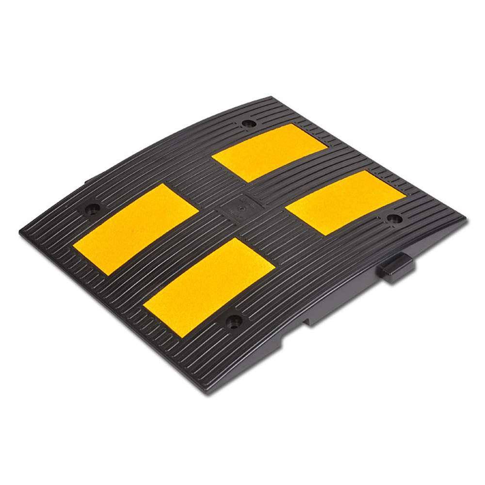 Fahrbahnschwelle - PP - Mittelstück - 50 km/h - 600x500x45mm – schwarz