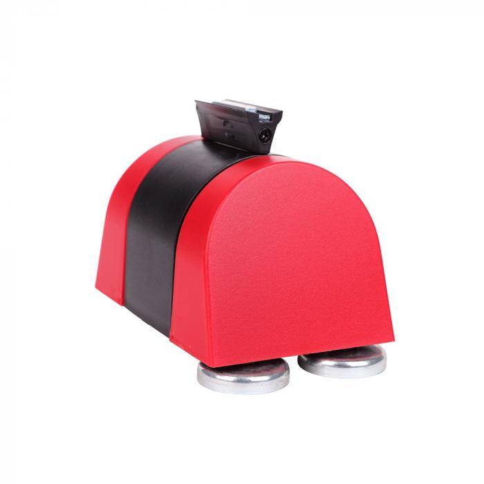 Gurtband - Kassette mit magnetischer Befestigung - verschiedene Farben - weiß-rot