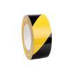 Bodenmarkierungsband - PVC - wasserfest - 5 Rollen - Innen- und Außeneinsatz - Breite 50 mm - gelb-schwarz