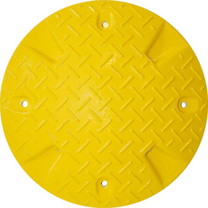 Geschwindigkeitshemmer aus Recyclingmaterial - einteilig - gelb