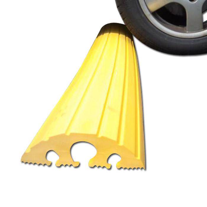 Kabelbrücke PVC - gelb - 30 t Belastbarkeit - 1500x200x60 mm