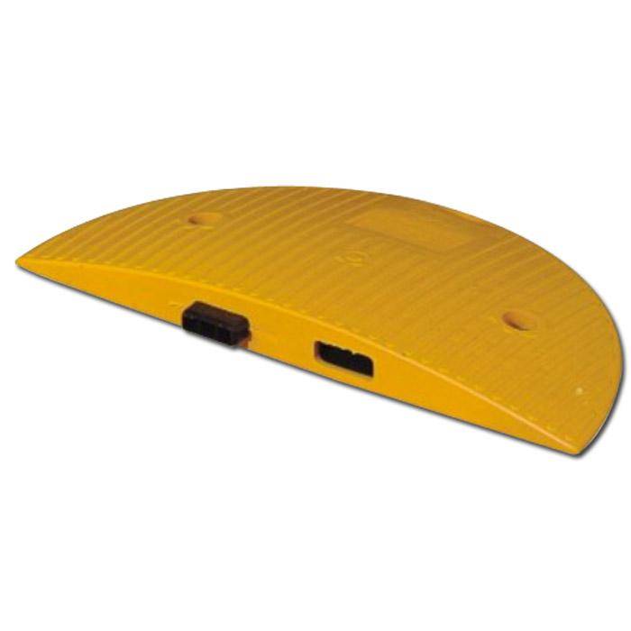 Temposchwelle - PP - Endstück - 40 km/h - 250x500x45mm - gelb