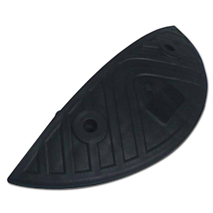 Temposchwelle - PP - Endstück - 40 km/h - 250x500x45mm - schwarz