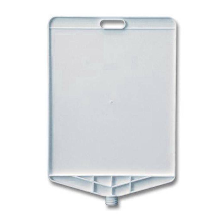 Schild - Viereck - neutral "BLANKO-VIERECK" - Farbe weiß