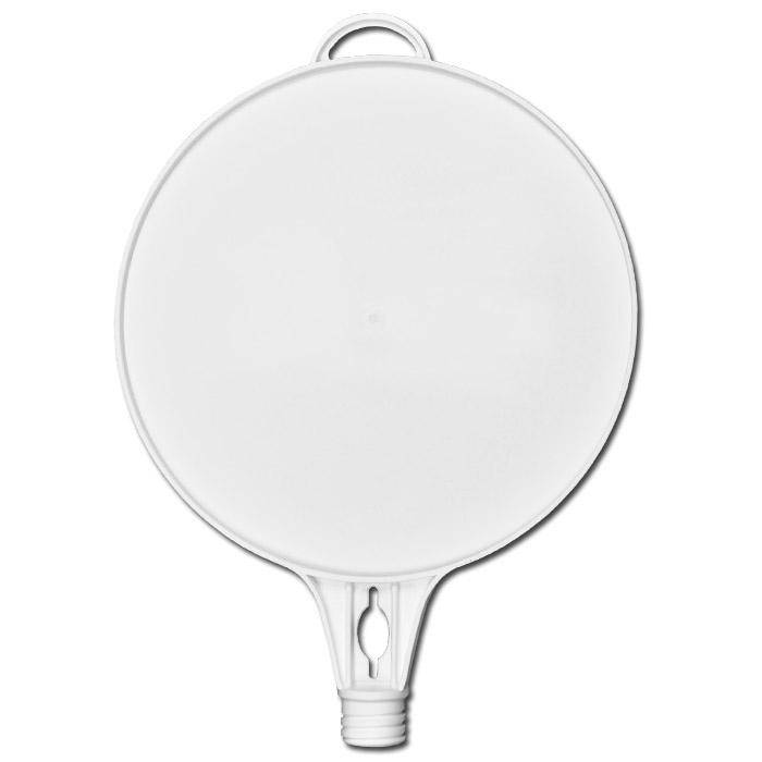 Schild - rund - neutral - "BLANKO-RUND" - Farbe weiß