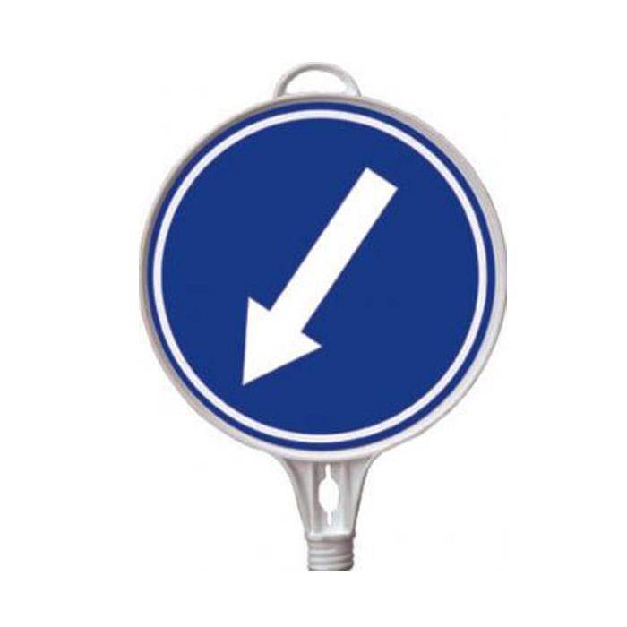 Schild - Richtung "links" - zum Aufschrauben