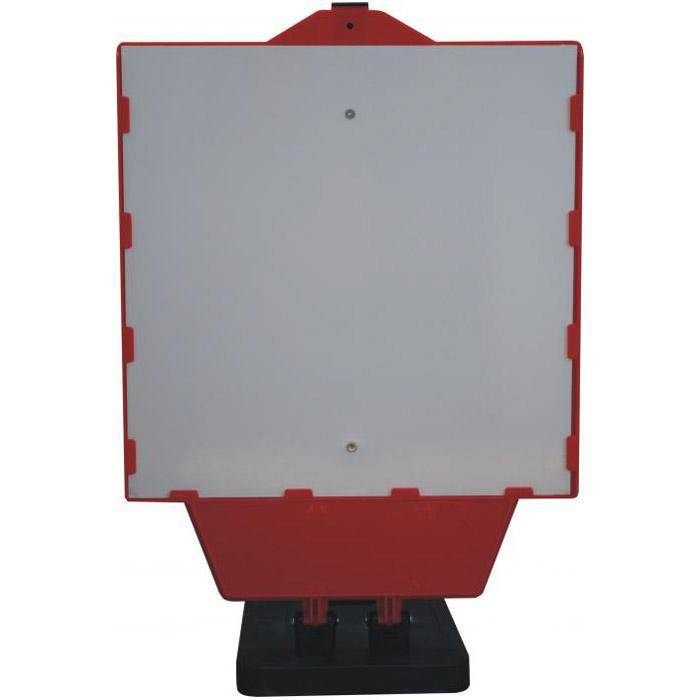 Klappschild - Höhe 900 mm - Breite 600 mm - Material Kunststoff