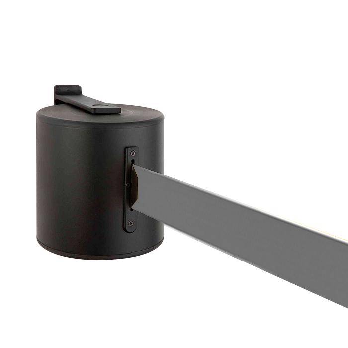 Sperr-Gurt "GLW 2000" - Gurtlänge 20 m - Höhe 1 m - Metall - Gurt grau - inkl. Halterung