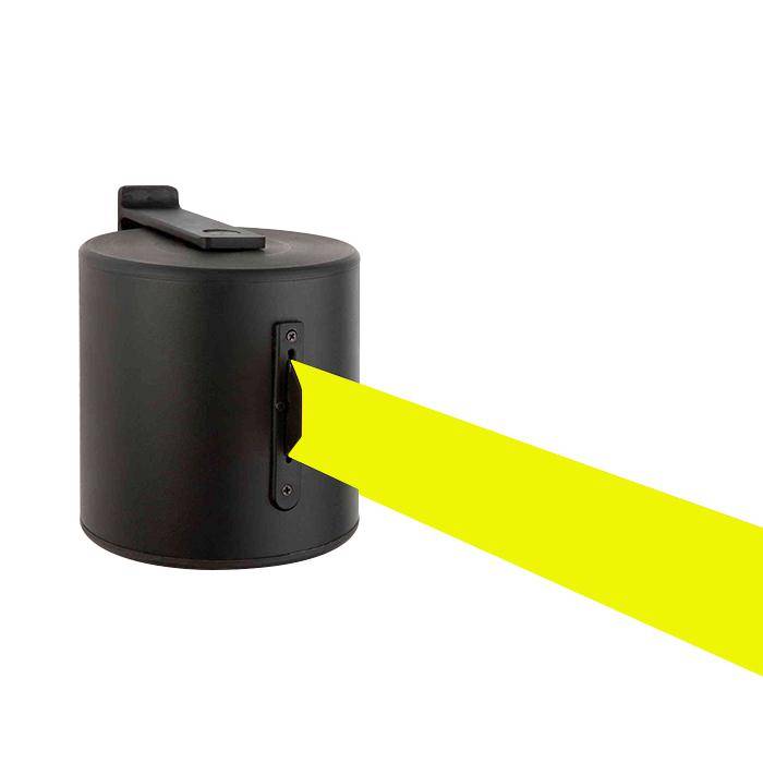 Sperr-Gurt "GLW 2000" - Gurtlänge 20 m - Höhe 1 m - Metall - Gurt signalgelb - inkl. Halterung