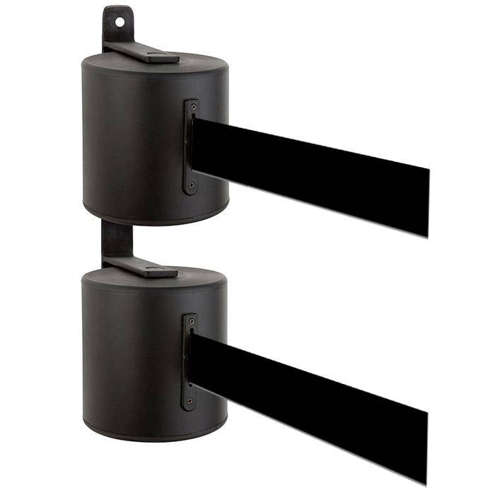 Sperr-Gurt "GLWD 2000" - Gurtlänge 2x20 m/ Breite 5 cm - Gurt schwarz - Metall schwarz