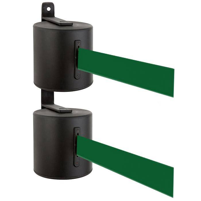 Sperr-Gurt "GLWD 2000" - Gurtlänge 2x20 m/ Breite 5 cm - Gurt grün - Metall schwarz