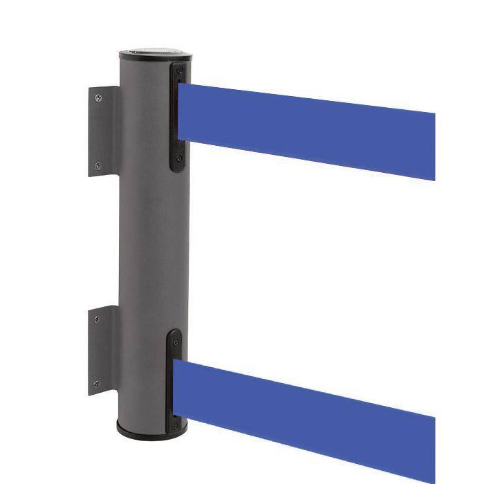 Sperr-Gurt "GLWD 25" - Gurtlänge 2x4 m/ Breite 5 cm - Metall, lackiert - Gurt blau