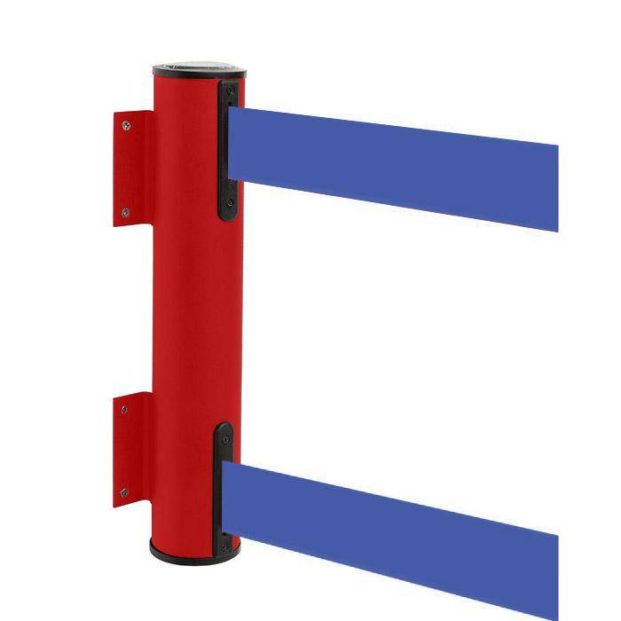 Sperr-Gurt "GLWD 25" - Gurtlänge 2x4 m/ Breite 5 cm - Metall, lackiert - Gurt blau