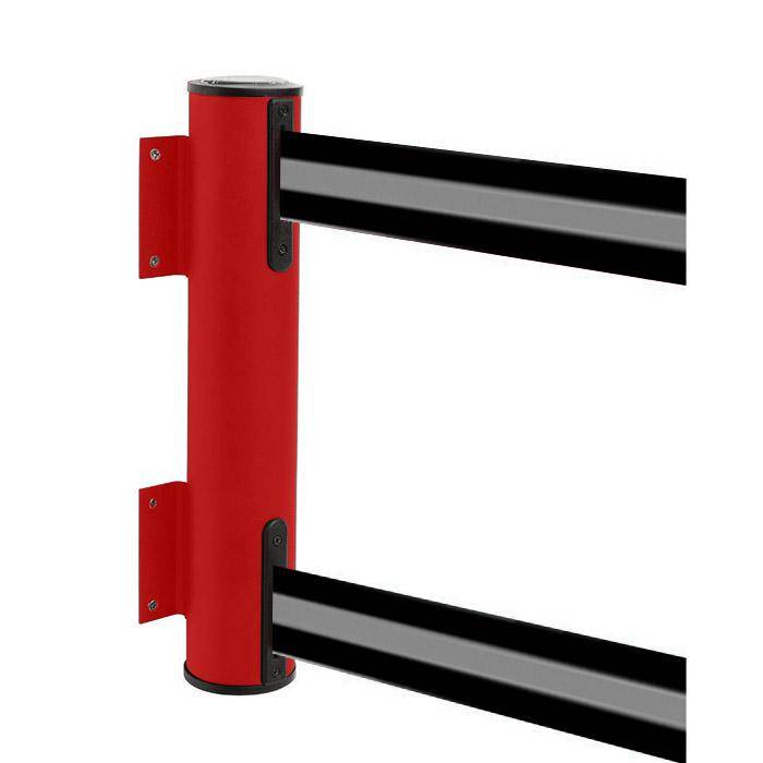 Sperr-Gurt "GLWD 25" - Gurtlänge 2x4 m/ Breite 5 cm - Metall, lackiert - Gurt schwarz/grau gestreift