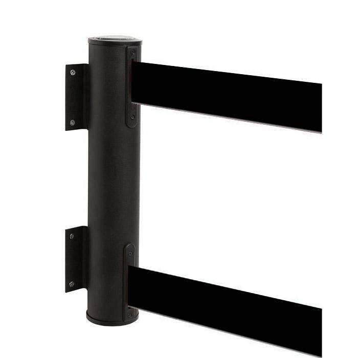 Sperr-Gurt - "GLWD 45" - 2x2,3 m/ Breite ca. 5 cm - Gehäuse gelb - Gurt schwarz - Metall - mit Panikverschluß