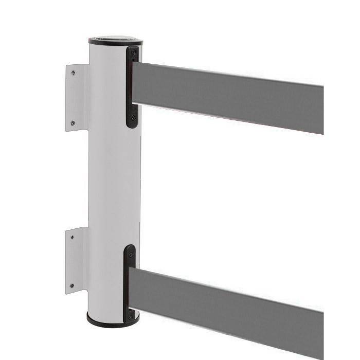 Sperr-Gurt "GLWD 25" - Gurtlänge 2x4 m/ Breite 5 cm - Metall, lackiert - Gurt grau