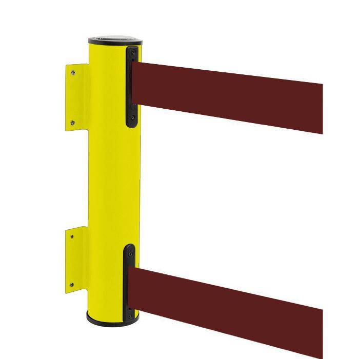 Sperr-Gurt "GLWD 25" - Gurtlänge 2x4 m/ Breite 5 cm - Metall, lackiert - Gurt dunkelrot