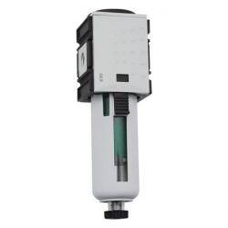 Druckluftfilter Futura - 16 bar - bis 1200l/min - 0.01 µm - Handablass - "Submikro" - Gewinde G 3/8" innen - Durchfluß 280 l/min
