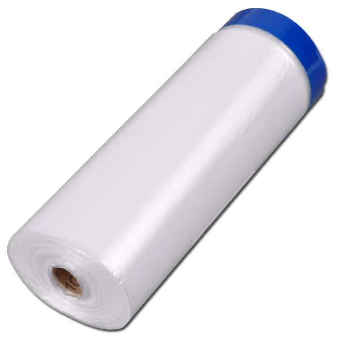 COVER QUICK UV Folie - Breite 180 cm - Länge 25 m - VE 5 Stück - Preis per VE - mit dünnem Gewebe-Klebeband