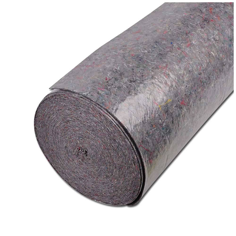 Saugvlies grau - Baumwoll-Vliesmaterial - Breite 1 m - Länge 50 m - VE 2 Rollen - Preis per VE